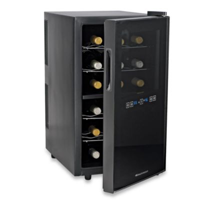 wine enthusiast touchscreen silent bottle cooler zone dual refrigerator beyond bath bed fridge