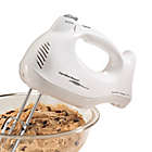 Alternate image 0 for Hamilton Beach&reg; 6-Speed Hand Mixer in White with Clear Case