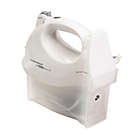 Alternate image 1 for Hamilton Beach&reg; 6-Speed Hand Mixer in White with Clear Case
