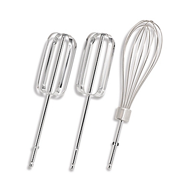 Hamilton Beach&reg; 6-Speed Hand Mixer in White with Clear Case. View a larger version of this product image.