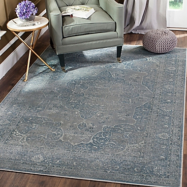 Safavieh Vintage Eloquence 2-Foot x 3-Foot Accent Rug in Blue/Grey. View a larger version of this product image.