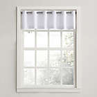 Alternate image 1 for No.918&reg; Montego Casual Textured Grommet Kitchen Window Curtain Valance in White