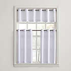 Alternate image 2 for No.918&reg; Montego Casual Textured Grommet Kitchen Window Curtain Valance in White
