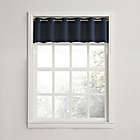 Alternate image 1 for No.918&reg; Montego Casual Textured Grommet Kitchen Window Curtain Valance in Navy
