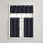 Alternate image 2 for No.918&reg; Montego Casual Textured Grommet Kitchen Window Curtain Valance in Navy