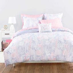 mizone carly reversible comforter set purpl