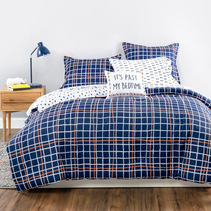 Casa Co Mason Reversible Comforter Set Buybuy Baby