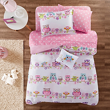 Mi Zone Kids Wise Wendy 8-Piece Queen Comforter Set in Pink. View a larger version of this product image.