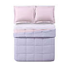 Alternate image 1 for My World Solid Reversible 2-Piece Twin/Twin XL Comforter Set in Blush/Lavender