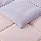 Alternate image 3 for My World Solid Reversible 2-Piece Twin/Twin XL Comforter Set in Blush/Lavender