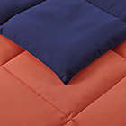Alternate image 3 for My World Solid Reversible 2-Piece Twin/Twin XL Comforter Set in Navy/Orange