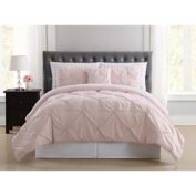 Truly Soft Arrow Pleated 8-Piece Queen Comforter Set in Blush