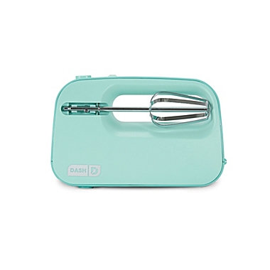 Dash&reg; SmartStore&trade; Hand Mixer in Aqua. View a larger version of this product image.