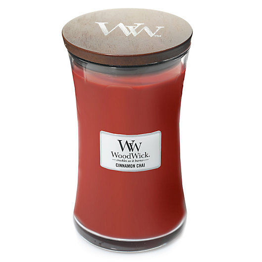 Alternate image 1 for WoodWick® Cinnamon Chai 22 oz. Jar Candle
