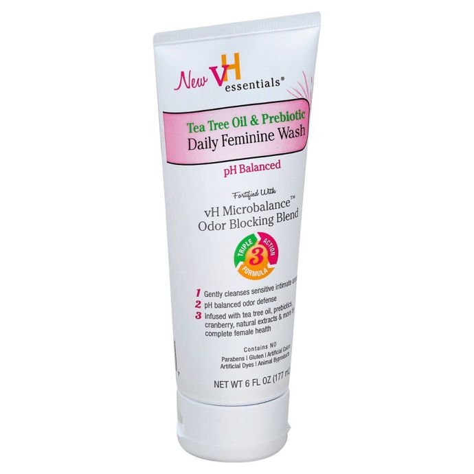 vH Essentials® Tea Tree Oil & Prebiotic Daily Feminine Wash Bed Bath