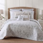 Tropical Plantation Toile Quilt Set