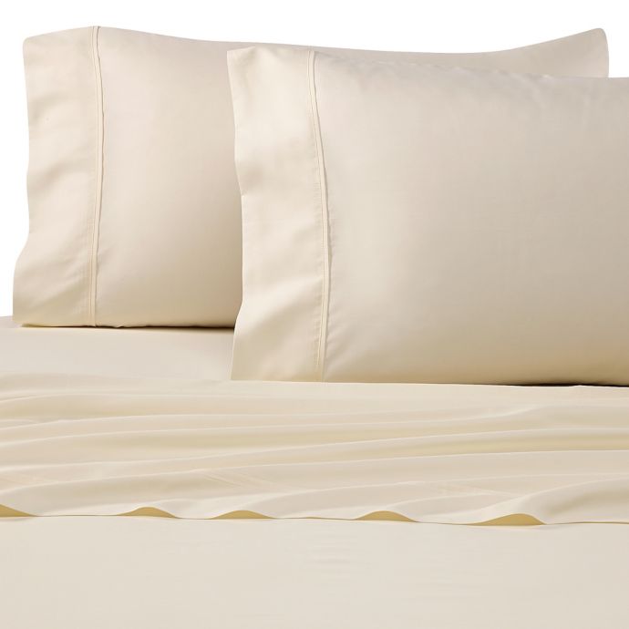 Eucalyptus Origins™ 300ThreadCount Tencel® Percale Sheet Set Bed