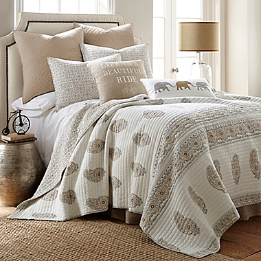 Levtex Home Sofi Full/Queen Reversible Quilt Set in Beige. View a larger version of this product image.
