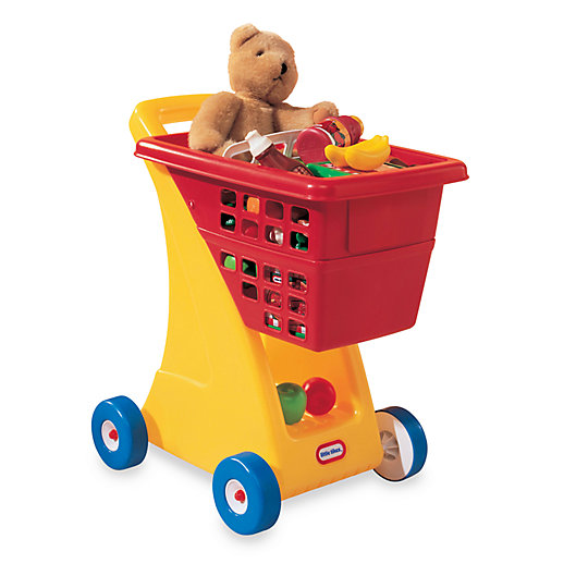 Melissa & Doug Kids Shopping Cart Folding Seat Metal Toy 10 Grocery Boxes for sale online 