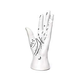 Kikkerland® Palm Reader Jewelry Stand in White