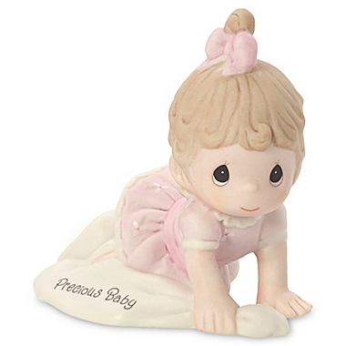 Precious Moments&reg; Growing in Grace Precious Baby Brunette Girl Figurine. View a larger version of this product image.