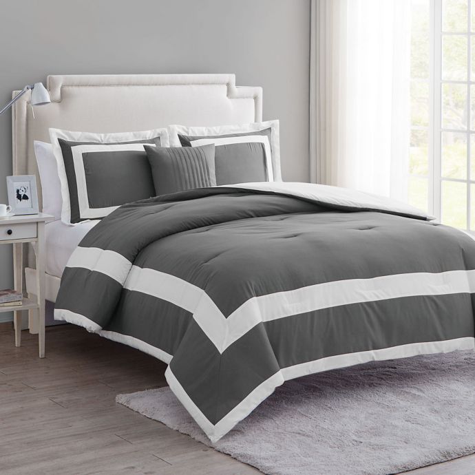 Vcny Home Avondale Duvet Cover Set Bed Bath Beyond