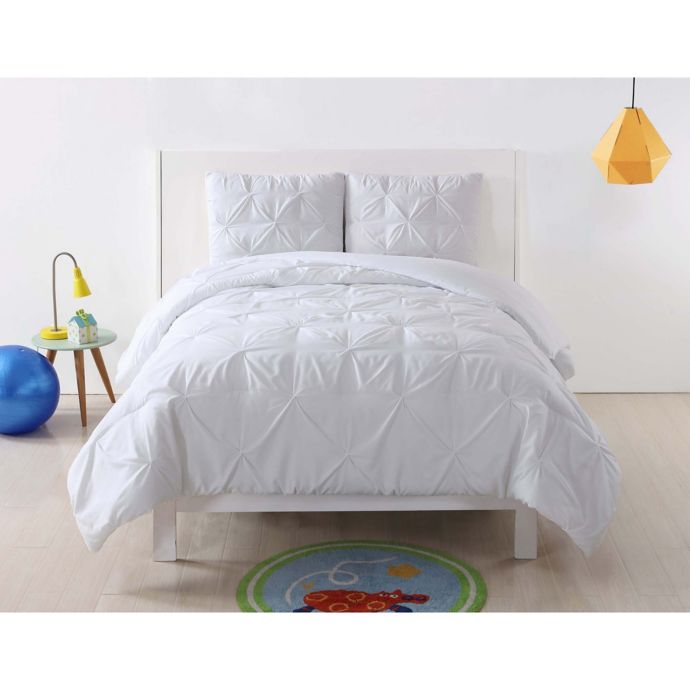 My World Pleated Duvet Cover Set Bed Bath Beyond