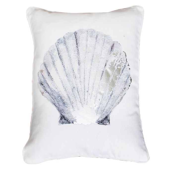 Thro by Mario Lorenz Shona Shell Throw Pillow in Blue ...