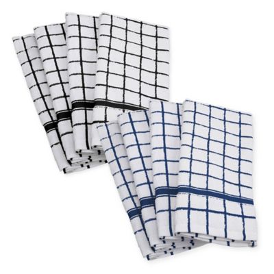 Windowpane Terry Kitchen Towels (Set of 4)