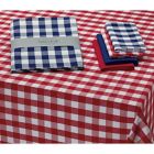 Alternate image 1 for Design Imports Checker Napkins in Nautical Blue (Set of 4)