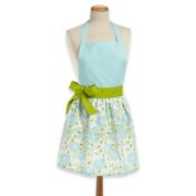 Angel Daisy Garden Apron in Blue