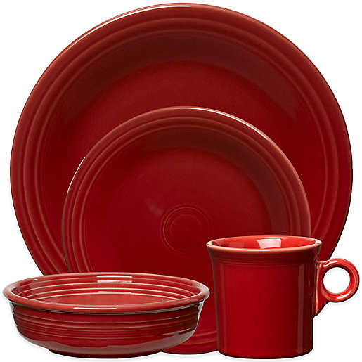 Fiestaware Scarlet Dinner Plate Fiesta Red 10.5 inch Plate 