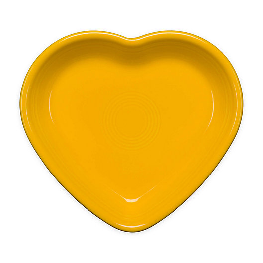 Alternate image 1 for Fiesta® Medium Heart Bowl in Daffodil