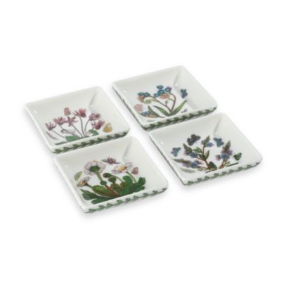 Portmeirion&reg; Botanic Garden Square Mini Dishes (Set of 4)