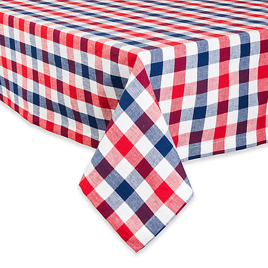 Alternate image 1 for Design Imports Check Tablecloth