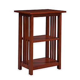 Alaterre Mission 2-Shelf End Table