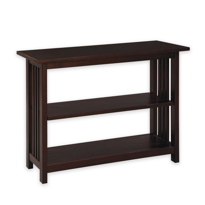 Mission Style Under Window 2 Shelf Bookshelf Bed Bath Beyond