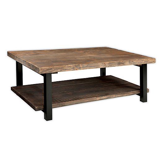 Alternate image 1 for Alaterre Pomona Metal and Wood Coffee Table in Natural