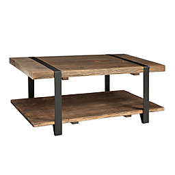 Alaterre Modesto Metal and Reclaimed Wood Coffee Table