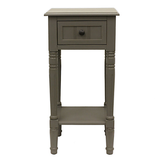 Alternate image 1 for Decor Therapy Simplify Accent Table with Eased Edge Grey Finish
