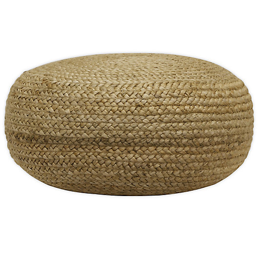Alternate image 1 for Decor Therapy Natural Jute Woven Pouf Ottoman