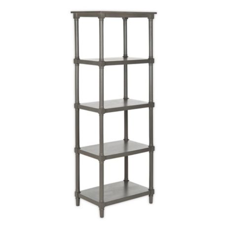 Safavieh Odessa 5 Tier Bookcase In Grey Bed Bath Beyond