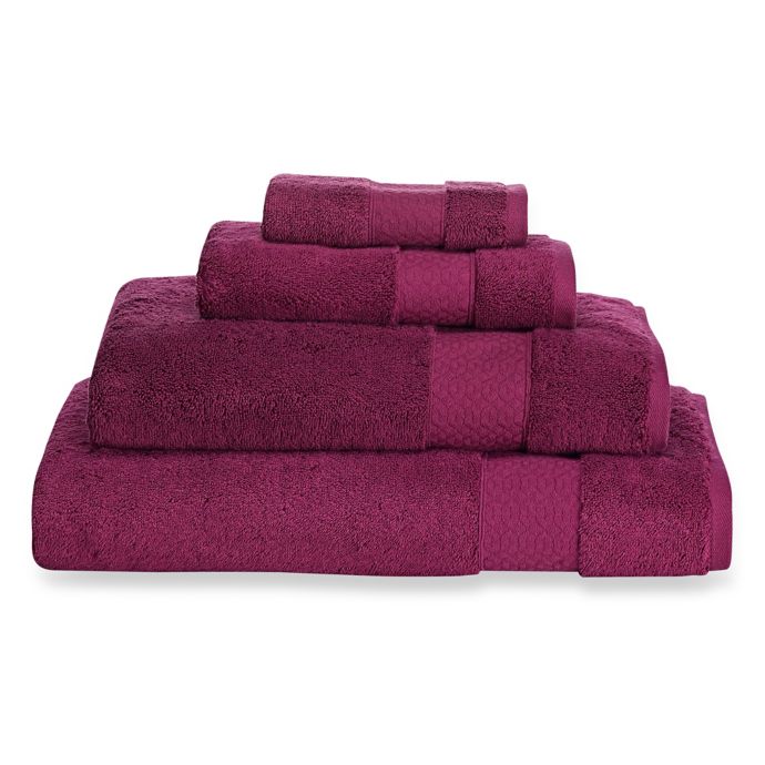 Buy Natori Dynasty Bath Towel in Plum from Bed Bath & Beyond