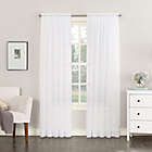 Alternate image 0 for No.918&reg; Emily Sheer Voile 95-Inch Rod Pocket Window Curtain Panel in White (Single)