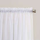 Alternate image 1 for No.918&reg; Emily Sheer Voile 95-Inch Rod Pocket Window Curtain Panel in White (Single)