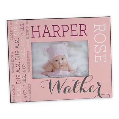 personalised baby birth frames