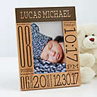 Alternate image 1 for Baby Love Birth Info 4-Inch x 6-Inch Picture Frame