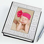 Baby Love Birth Information Engraved Photo Album