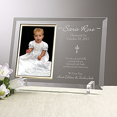 Christened with Faith Frame. View a larger version of this product image.