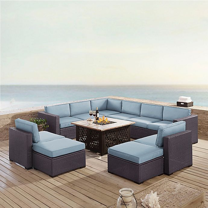 norbourne isle 10 wicker outdoor furniture collection | bed bath